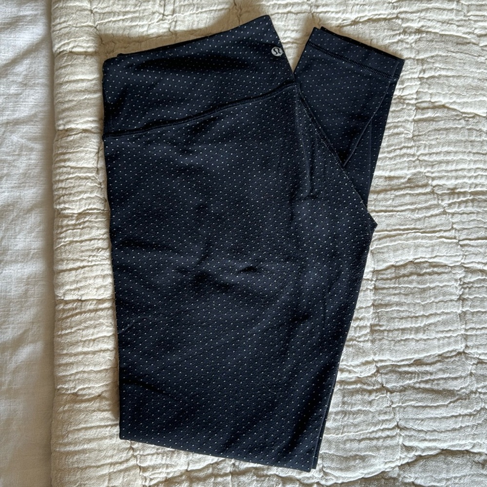 lululemon athletica Black and White Leggings
